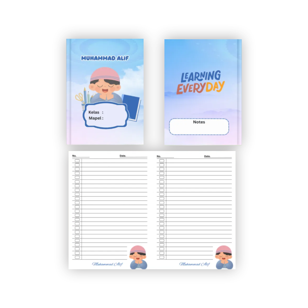 cetak buku tulis custom desain sesuai permintaan